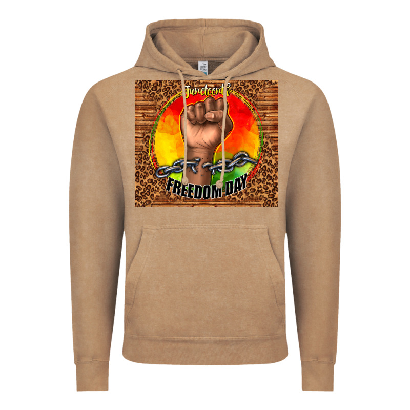 Juneteenth Freedom Day Vintage Hoodie by TumblerDesignByShophia | Teevron