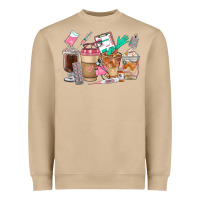 Mushroom Nurse Coffee Cups Heavyweight Sweatshirt - FaDigitalArtStudio