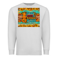 Dove Grey Autumn leaves and pumpkin please Premium Sweatshirt - Artiststas