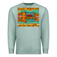 Seafoam Autumn leaves and pumpkin please Premium Sweatshirt - Artiststas