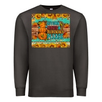 Smoke Autumn leaves and pumpkin please Premium Sweatshirt - Artiststas