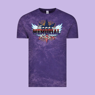 Happy Memorial Day Vintage Tee Designed By Howdyjamesfarm