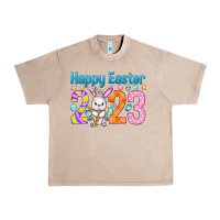 French Oak Happy Easter 2023 Easter Day Urban Heavy Tee - HowdyJamesFarm