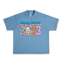 Pebble Blue Happy Easter 2023 Easter Day Urban Heavy Tee - HowdyJamesFarm