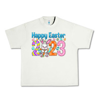Pistachio Happy Easter 2023 Easter Day Urban Heavy Tee - HowdyJamesFarm