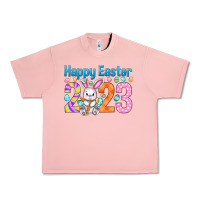 Salmon Happy Easter 2023 Easter Day Urban Heavy Tee - HowdyJamesFarm