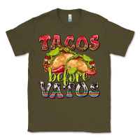Army Green Tacos Before Vatos Classic Tee - texasbilliewilder