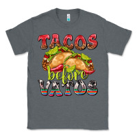 Charcoal Heather Tacos Before Vatos Classic Tee - texasbilliewilder