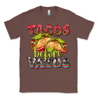 Chestnut Tacos Before Vatos Classic Tee - texasbilliewilder