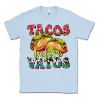 Dusty Blue Tacos Before Vatos Classic Tee - texasbilliewilder