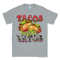 Heather Grey Tacos Before Vatos Classic Tee - texasbilliewilder