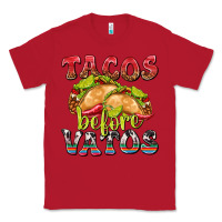 Red Tacos Before Vatos Classic Tee - texasbilliewilder