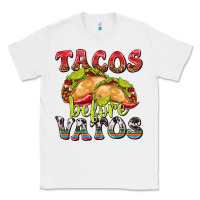 White Tacos Before Vatos Classic Tee - texasbilliewilder