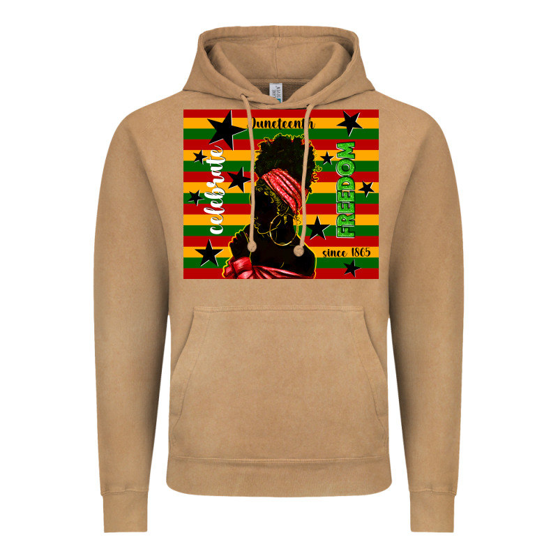 Juneteenth Celebrate Freedom Since 1865 Vintage Hoodie by TumblerDesignByShophia | Teevron