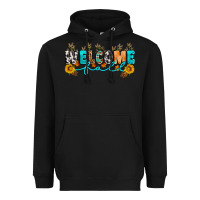 Black Welcome fall Heavyweight Hoodie - Artiststas