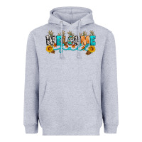 Heather Grey Welcome fall Heavyweight Hoodie - Artiststas