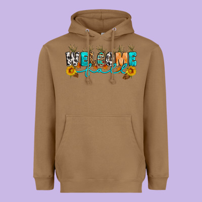Welcome Fall Heavyweight Hoodie Designed By Artiststas