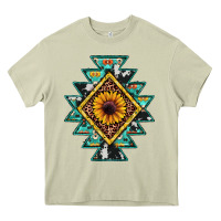 Mossy aztec leopard sunflower Heavy Core Tee - JahusDesignShop