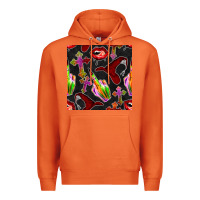 Carrot halloween bad witch seamless pattern Premium Hoodie - BundleAndBundleShop