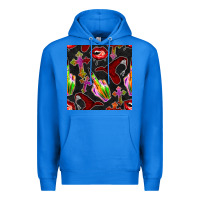 True Royal halloween bad witch seamless pattern Premium Hoodie - BundleAndBundleShop