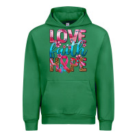 Emerald love faith hope with cancer ribbon  ado Urban Hoodie - AdoDesignShop