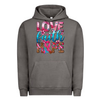 Pigment Tornado love faith hope with cancer ribbon  ado Urban Hoodie - AdoDesignShop