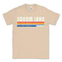 Mushroom Vintage 70S 80S Style Squam Lake Nh Classic Tee - lanVoArt