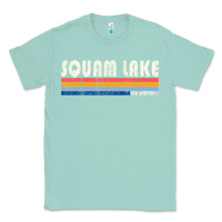 Seafoam Vintage 70S 80S Style Squam Lake Nh Classic Tee - lanVoArt