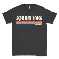 Smoke Vintage 70S 80S Style Squam Lake Nh Classic Tee - lanVoArt
