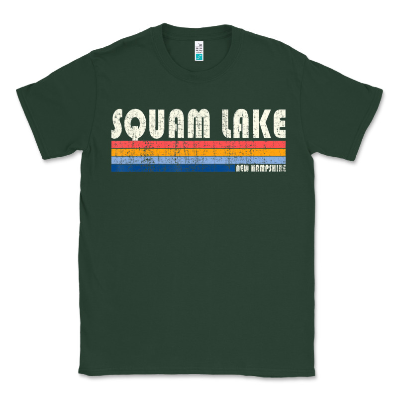 Vintage 70s 80s Style Squam Lake Nh Classic Tee by lanVoArt | Teevron