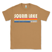 Toasted Coconut Vintage 70S 80S Style Squam Lake Nh Classic Tee - lanVoArt