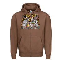 Chestnut Happy Easter Zipper Hoodie - CowhideDigitalArt