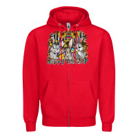 Red Happy Easter Zipper Hoodie - CowhideDigitalArt