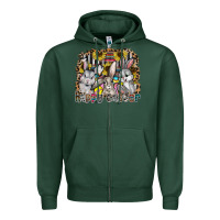 Sports Green Happy Easter Zipper Hoodie - CowhideDigitalArt