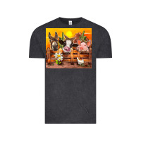 Vintage Black farm animal Vintage Tee - TumblerDesignByShophia