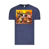 Vintage Denim farm animal Vintage Tee - TumblerDesignByShophia