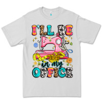 Dove Grey i'll be in my office Premium Tee - Artiststas