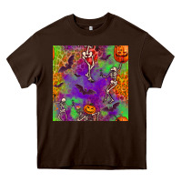 Halloween Party Seamless Pattern Heavy Core Tee | Teevron