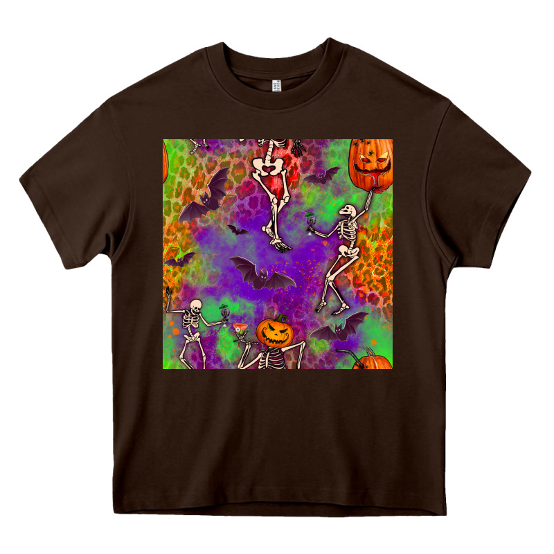 Halloween Party Seamless Pattern Heavy Core Tee by BundleAndBundleShop | Teevron