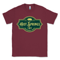 Burgundy Hot Springs National Park Arkansas Nature Bear Hike Outdoors Classic Tee - lanVoArt