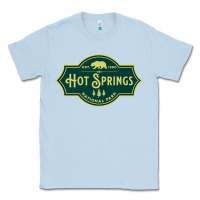 Dusty Blue Hot Springs National Park Arkansas Nature Bear Hike Outdoors Classic Tee - lanVoArt