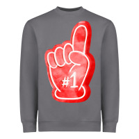 Storm number one foam finger Heavyweight Sweatshirt - FaDigitalArtStudio