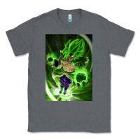 Charcoal Heather legendary broly supersaiyajin poster travel Classic Tee - lanVoArt