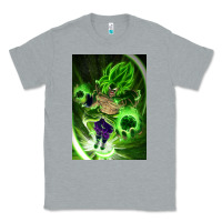 Heather Grey legendary broly supersaiyajin poster travel Classic Tee - lanVoArt