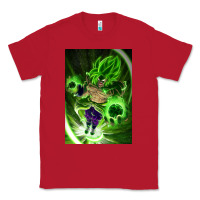 Red legendary broly supersaiyajin poster travel Classic Tee - lanVoArt