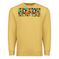Antique Gold Cow fall pumpkin Premium Sweatshirt - Artiststas