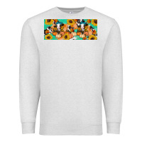Oatmeal Heather Cow fall pumpkin Premium Sweatshirt - Artiststas