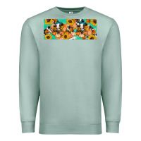 Seafoam Cow fall pumpkin Premium Sweatshirt - Artiststas
