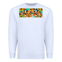 White Cow fall pumpkin Premium Sweatshirt - Artiststas