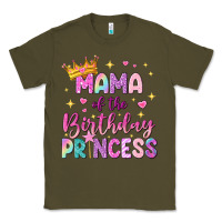 Army Green mama of the birthday princess Classic Tee - NancyCooperArtShop
